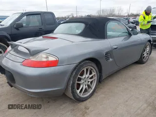 2003 Porsche Boxster with VIN WP0CA29813U621288, listed as a IAAI auction lot 41471740 with 107,864 mi miles. Bid and sale history available at carsss.com. Image 4.