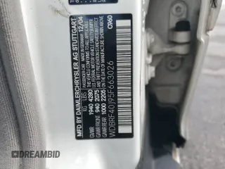 2005 Mercedes-Benz C with VIN WDBRF40J95F663026, listed as a Copart auction lot 53573595 with Not Provided miles and Salvage Title. Bid and sale history available at DreamBid. Image 12.