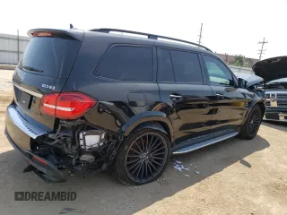 2017 Mercedes-Benz GLS 63 AMG with VIN 4JGDF7FE5HA747770, listed as a Copart auction lot 65888883 with 50,889 mi miles and Salvage Title. Bid and sale history available at DreamBid. Image 3.