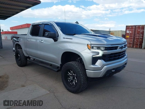 2022 Chevrolet Silverado 1500 RST with VIN 3GCUDEEDXNG513368, listed as a IAAI auction lot 42055056 with 25,630 mi miles and . Bid and sale history available at DreamBid. Image 1.