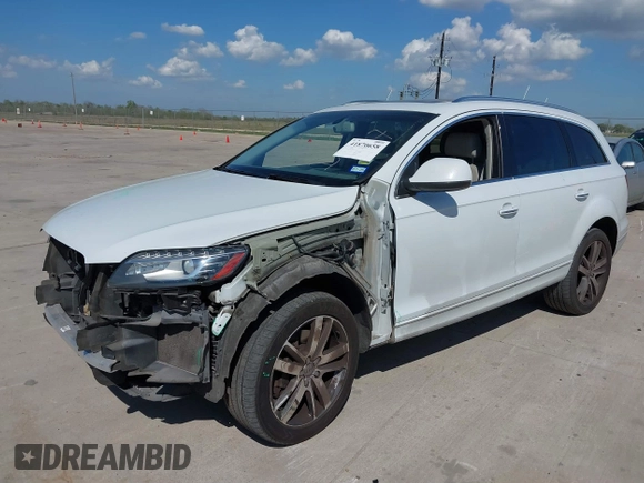 2014 Audi Q7 3.0T Premium Plus with VIN WA1LGAFE9ED020288, listed as a IAAI auction lot 41870658 with 108,816 mi miles. Bid and sale history available at carsss.com. Image 17.