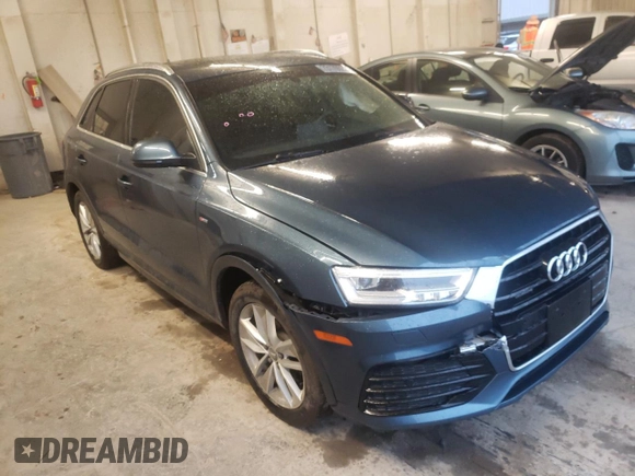 2018 Audi Q3 Premium Plus with VIN WA1JCCFS1JR002353, listed as a Copart auction lot 73170522 with 52,210 mi miles. Bid and sale history available at carsss.com. Image 4.
