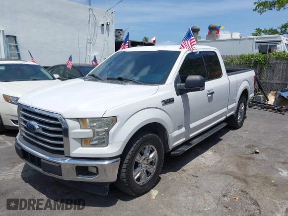 2017 Ford F-150 XL with VIN 1FTEX1CP7HKC79608, listed as a IAAI auction lot 42092797 with 139,435 mi miles. Bid and sale history available at carsss.com. Image 6.