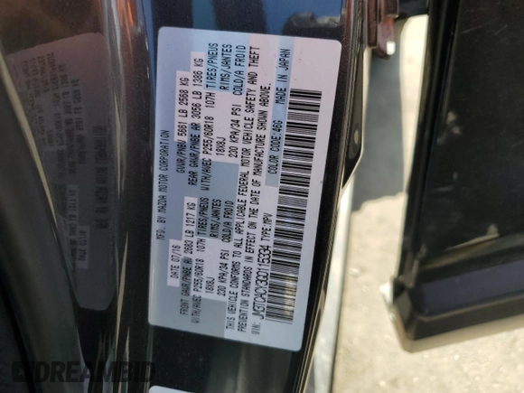 2016 Mazda CX-9 Touring with VIN JM3TCACY3G0115334, listed as a Copart auction lot 64129265 with 156,674 mi miles and Clean title. Bid and sale history available at DreamBid. Image 13.