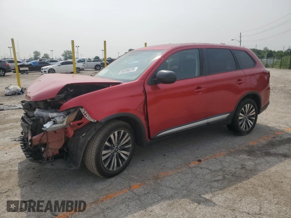 2020 Mitsubishi Outlander ES with VIN JA4AZ3A34LZ014532, listed as a Copart auction lot 60398225 with 79,538 mi miles and Salvage title. Bid and sale history available at DreamBid. Image 1.