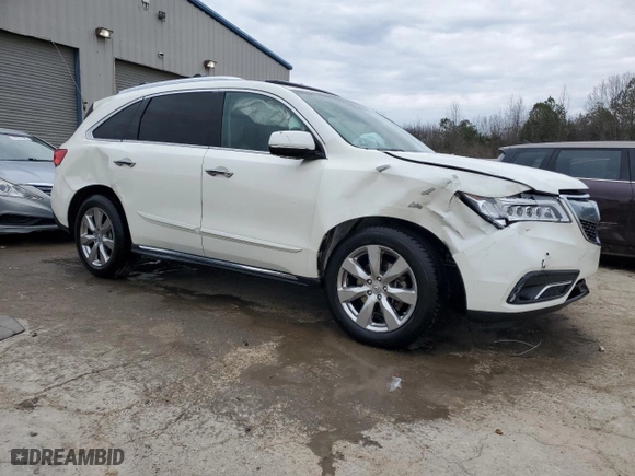 2016 Acura MDX w/Advance with VIN 5FRYD4H94GB035815, listed as a Copart auction lot 47518925 with 70,998 mi miles and Salvage Title. Bid and sale history available at carsss.com. Image 4.