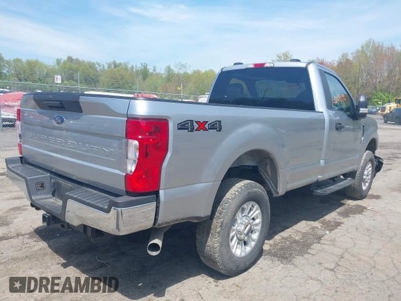 2022 Ford F-250 XL with VIN 1FTBF2B66NEG29082, listed as a IAAI auction lot 42167195 with 22,751 mi miles and . Bid and sale history available at DreamBid. Image 4.