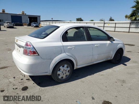 2010 Chevrolet Aveo 1LT with VIN KL1TD5DEXAB094552, listed as a Copart auction lot 63701925 with 161,846 mi miles and Salvage title. Bid and sale history available at DreamBid. Image 3.