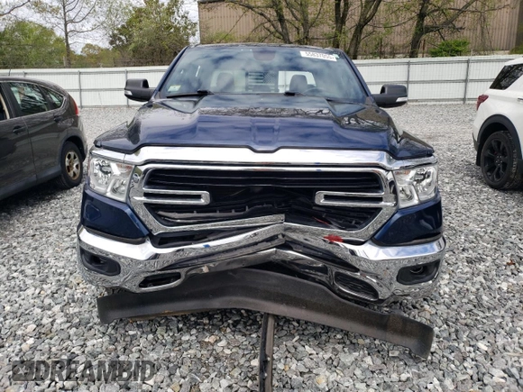 2020 Ram 1500 Big Horn with VIN 1C6RRFFG9LN314443, listed as a Copart auction lot 55837055 with 44,887 mi miles and Salvage title. Bid and sale history available at DreamBid. Image 5.