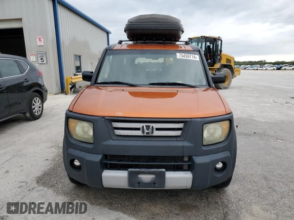 2007 Honda Element with VIN 5J6YH27397L003554, listed as a Copart auction lot 75459714 with 195,762 mi miles and Salvage Title. Bid and sale history available at DreamBid. Image 5.