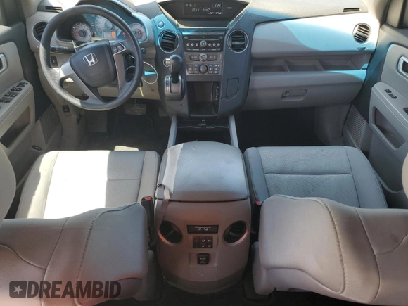 2012 Honda Pilot LX with VIN 5FNYF4H26CB065892, listed as a Copart auction lot 61004225 with 158,789 mi miles and Salvage title. Bid and sale history available at DreamBid. Image 8.