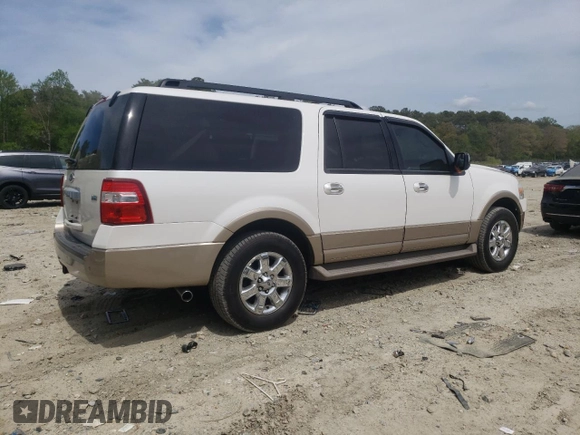 2012 Ford Expedition Max King Ranch with VIN 1FMJK1J56CEF12413, listed as a Copart auction lot 54669825 with 236,850 mi miles and Salvage title. Bid and sale history available at DreamBid. Image 3.