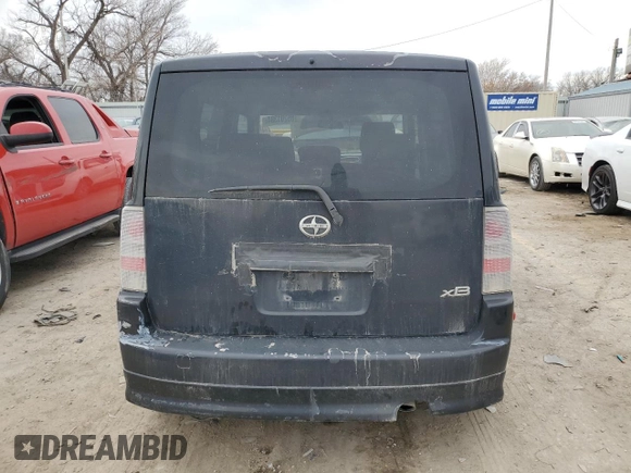 2005 Scion xB with VIN JTLKT324154006217, listed as a Copart auction lot 85201384 with 143,743 mi miles and Salvage Title. Bid and sale history available at carsss.com. Image 6.
