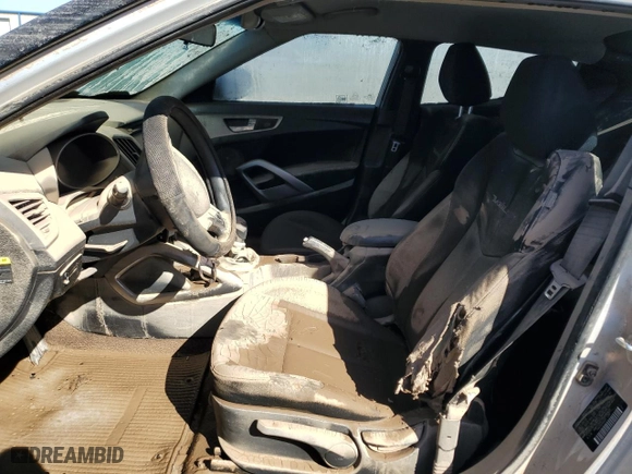 2016 Hyundai Veloster with VIN KMHTC6AD7GU280426, listed as a Copart auction lot 77609894 with 0 mi miles and Salvage Title. Bid and sale history available at carsss.com. Image 7.