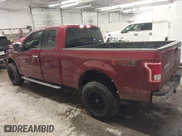 2017 Ford F-150 XL with VIN 1FTFX1EF2HFB15796, listed as a IAAI auction lot 41331268 with 135,179 mi miles. Bid and sale history available at carsss.com. Image 15.