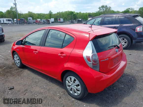 2013 Toyota Prius One with VIN JTDKDTB37D1549555, listed as a IAAI auction lot 42112384 with 238,754 mi miles and . Bid and sale history available at DreamBid. Image 3.
