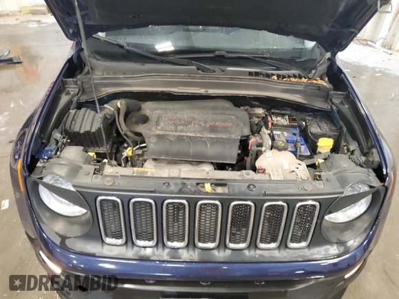 2017 Jeep Renegade Sport with VIN ZACCJAAB3HPF50847, listed as a Copart auction lot 53825165 with 99,006 mi miles and Clean Title. Bid and sale history available at DreamBid. Image 12.
