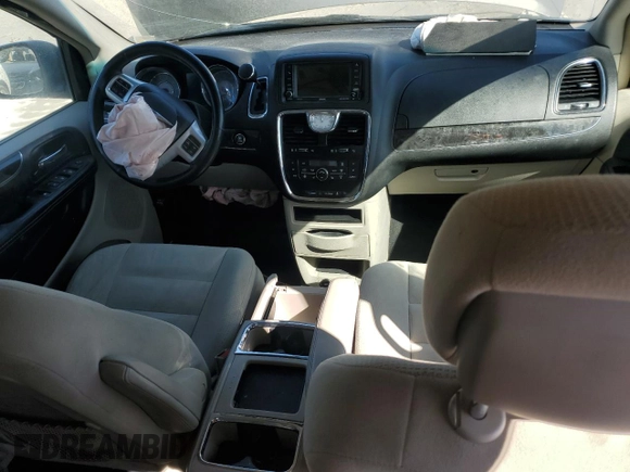 2015 Chrysler Town & Country Touring with VIN 2C4RC1BG7FR716665, listed as a Copart auction lot 46497865 with 0 mi miles and Salvage Title. Bid and sale history available at carsss.com. Image 8.