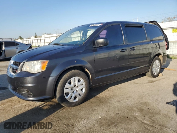 2014 Dodge Grand Caravan SE with VIN 2C4RDGBG9ER379916, listed as a Copart auction lot 47130695 with Not Provided miles and Salvage Title. Bid and sale history available at DreamBid. Image 1.