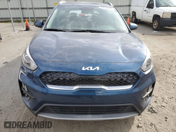 2022 Kia Niro LXS with VIN KNDCB3LCXN5539265, listed as a Copart auction lot 47728085 with 54,827 mi miles and Salvage Title. Bid and sale history available at carsss.com. Image 5.