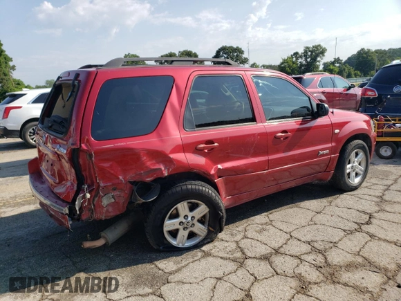 2006 Mercury Mariner Hybrid z VIN 4M2CU98H16KJ16041, wystawiony jako Copart lot #62182264 z przebiegiem 242 209 mil mil oraz Szkoda całkowita • Salvage title. Historia ofert i sprzedaży dostępna na DreamBid. Obrazek 3.