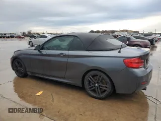 2018 BMW 2 Series M240i with VIN WBA2N1C54JVC28823, listed as a Copart auction lot 89012725 with 81,576 mi miles and Salvage Title. Bid and sale history available at carsss.com. Image 2.