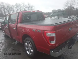 2023 Ford F-150 XL with VIN 1FTFW1E8XPFB39752, listed as a IAAI auction lot 41047698 with 1 mi miles. Bid and sale history available at carsss.com. Image 3.