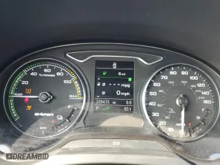 2016 Audi A3 e-tron Premium with VIN WAUVPBFFXGA116655, listed as a Copart auction lot 83637484 with 109,435 mi miles and Salvage Title. Bid and sale history available at carsss.com. Image 9.