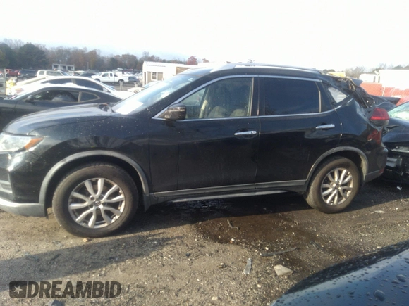 2017 Nissan Rogue SV with VIN KNMAT2MV7HP606962, listed as a IAAI auction lot 40924941 with 129,183 mi miles. Bid and sale history available at carsss.com. Image 14.