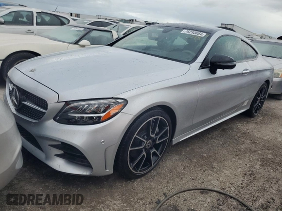 2021 Mercedes-Benz C 300 with VIN W1KWJ8DB4MG093903, listed as a Copart auction lot 76293864 with Not provided miles and Non repairable. Bid and sale history available at DreamBid. Image 1.