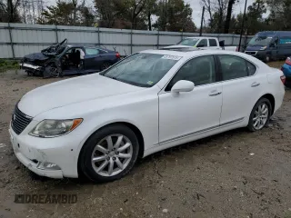 2009 Lexus LS 460 with VIN JTHCL46F395002766, listed as a Copart auction lot 48797575 with 120,725 mi miles and Salvage Title. Bid and sale history available at DreamBid. Image 1.