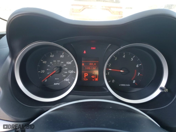 2010 Mitsubishi Lancer ES with VIN JA32U2FUXAU030716, listed as a Copart auction lot 48496365 with 105,132 mi miles and Salvage Title. Bid and sale history available at carsss.com. Image 9.