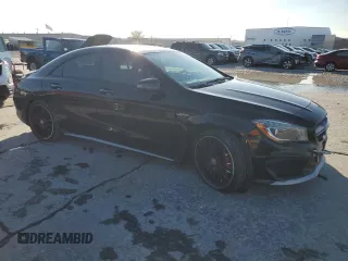 2015 Mercedes-Benz CLA 45 AMG with VIN WDDSJ5CB7FN167537, listed as a Copart auction lot 84003464 with 44,634 mi miles and Salvage Title. Bid and sale history available at DreamBid. Image 4.