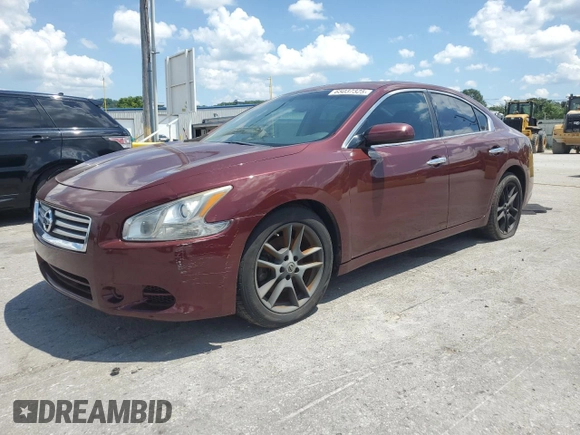 2013 Nissan Maxima SV with VIN 1N4AA5APXDC818680, listed as a Copart auction lot 65037325 with 213,015 mi miles and Clean title. Bid and sale history available at DreamBid. Image 1.