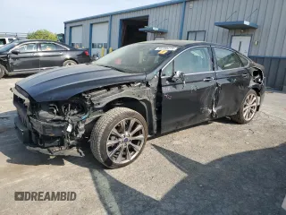 2019 Ford Fusion Titanium with VIN 3FA6P0D90KR184444, listed as a Copart auction lot 55155275 with 90,035 mi miles and Salvage title. Bid and sale history available at DreamBid. Image 1.