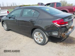 2014 Honda Civic Sedan LX with VIN 2HGFB2F56EH519836, listed as a IAAI auction lot 42109040 with 134,873 mi miles. Bid and sale history available at carsss.com. Image 3.
