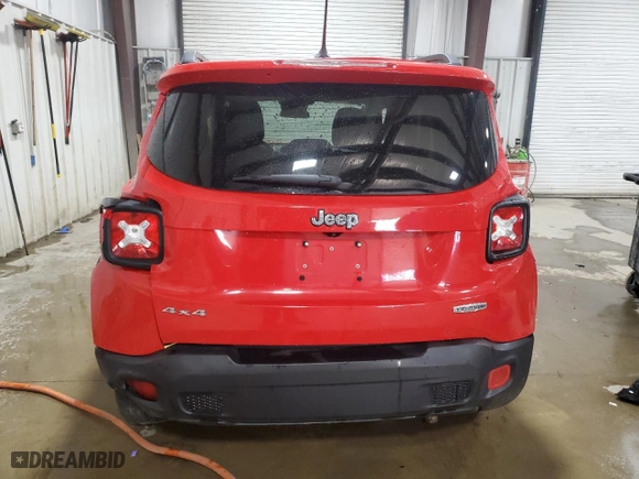 2015 Jeep Renegade Latitude with VIN ZACCJBBH0FPC24140, listed as a Copart auction lot 49848135 with 103,794 mi miles and Salvage Title. Bid and sale history available at carsss.com. Image 6.