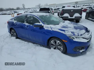 2017 Honda Civic Sedan EX-T with VIN 19XFC1F37HE201311, listed as a Copart auction lot 45459485 with 27,517 mi miles and Salvage Title. Bid and sale history available at carsss.com. Image 4.