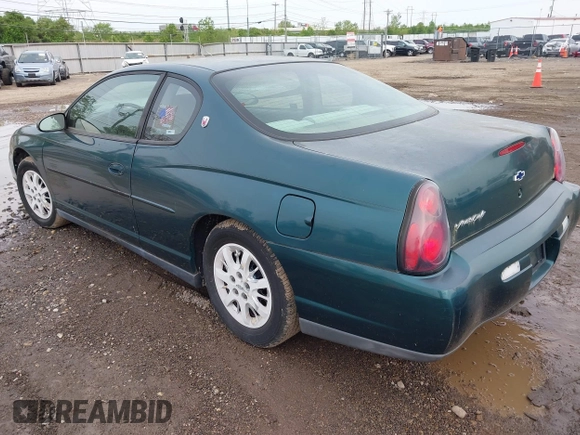 2001 Chevrolet Monte Carlo LS z VIN 2G1WW12E919231874, wystawiony jako IAAI lot #42133043 z przebiegiem 131 992 mil mil oraz . Historia ofert i sprzedaży dostępna na DreamBid. Obrazek 3.