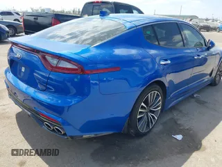 2018 Kia Stinger Premium with VIN KNAE25LA4J6014030, listed as a IAAI auction lot 41779050 with 151,471 mi miles. Bid and sale history available at carsss.com. Image 4.