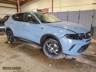 2024 Dodge Hornet GT with VIN ZACNDFANXR3A37692, listed as a Copart auction lot 63477544 with 593 mi miles and Salvage Title. Bid and sale history available at carsss.com. Image 4.