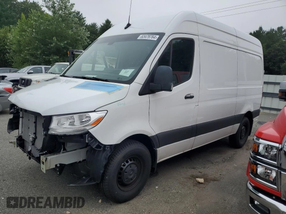 2023 Mercedes-Benz Sprinter Cargo Cargo with VIN W1Y40BHY4PT127894, listed as a Copart auction lot 63479764 with 9,003 mi miles and Salvage Title. Bid and sale history available at DreamBid. Image 1.