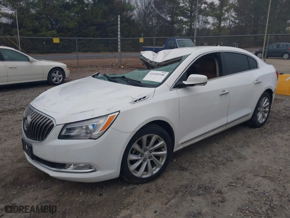 2014 Buick LaCrosse Leather with VIN 1G4GB5GR6EF197122, listed as a IAAI auction lot 41499248 with 120,111 mi miles. Bid and sale history available at carsss.com. Image 18.