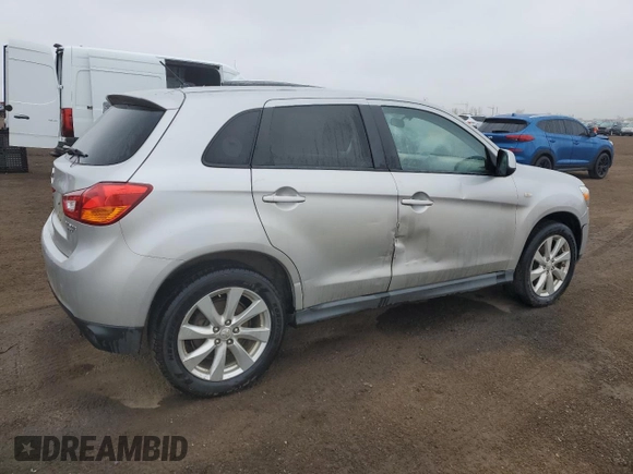 2014 Mitsubishi Outlander Sport ES with VIN 4A4AR3AU7EE024747, listed as a Copart auction lot 54624185 with 106,675 mi miles and Clean Title. Bid and sale history available at carsss.com. Image 3.