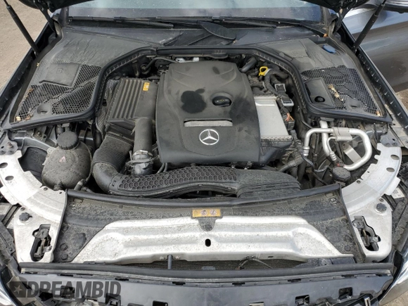 2018 Mercedes-Benz C 300 with VIN 55SWF4KB4JU275029, listed as a Copart auction lot 60671925 with 86,508 mi miles and Salvage title. Bid and sale history available at DreamBid. Image 11.