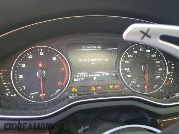 2017 Audi A4 Premium Plus с VIN WAUENAF46HN028100, выставлен на аукционе Copart как лот 85055734 с пробегом 101 149 миль миль и Списание • Salvage title. История ставок и продаж доступна на DreamBid. Изображение 9.
