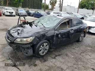 2015 Honda Accord LX with VIN 1HGCR2F34FA184265, listed as a Copart auction lot 52503345 with 168,382 mi miles and Clean Title. Bid and sale history available at DreamBid. Image 1.