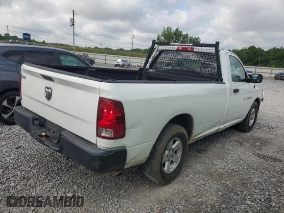 2012 Ram 1500 ST with VIN 3C6JD6DK0CG128253, listed as a Copart auction lot 57774485 with 210,804 mi miles and Clean title. Bid and sale history available at DreamBid. Image 3.