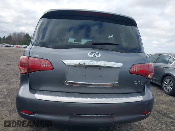 2017 Infiniti QX80 with VIN JN8AZ2NE1H9151466, listed as a IAAI auction lot 41813407 with 82,428 mi miles. Bid and sale history available at carsss.com. Image 16.