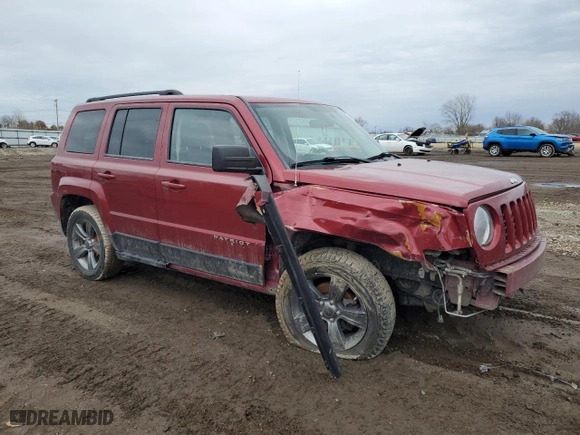 2014 Jeep Patriot High Altitude with VIN 1C4NJPFA0ED928175, listed as a Copart auction lot 47498305 with 107,802 mi miles and Salvage Title. Bid and sale history available at carsss.com. Image 4.